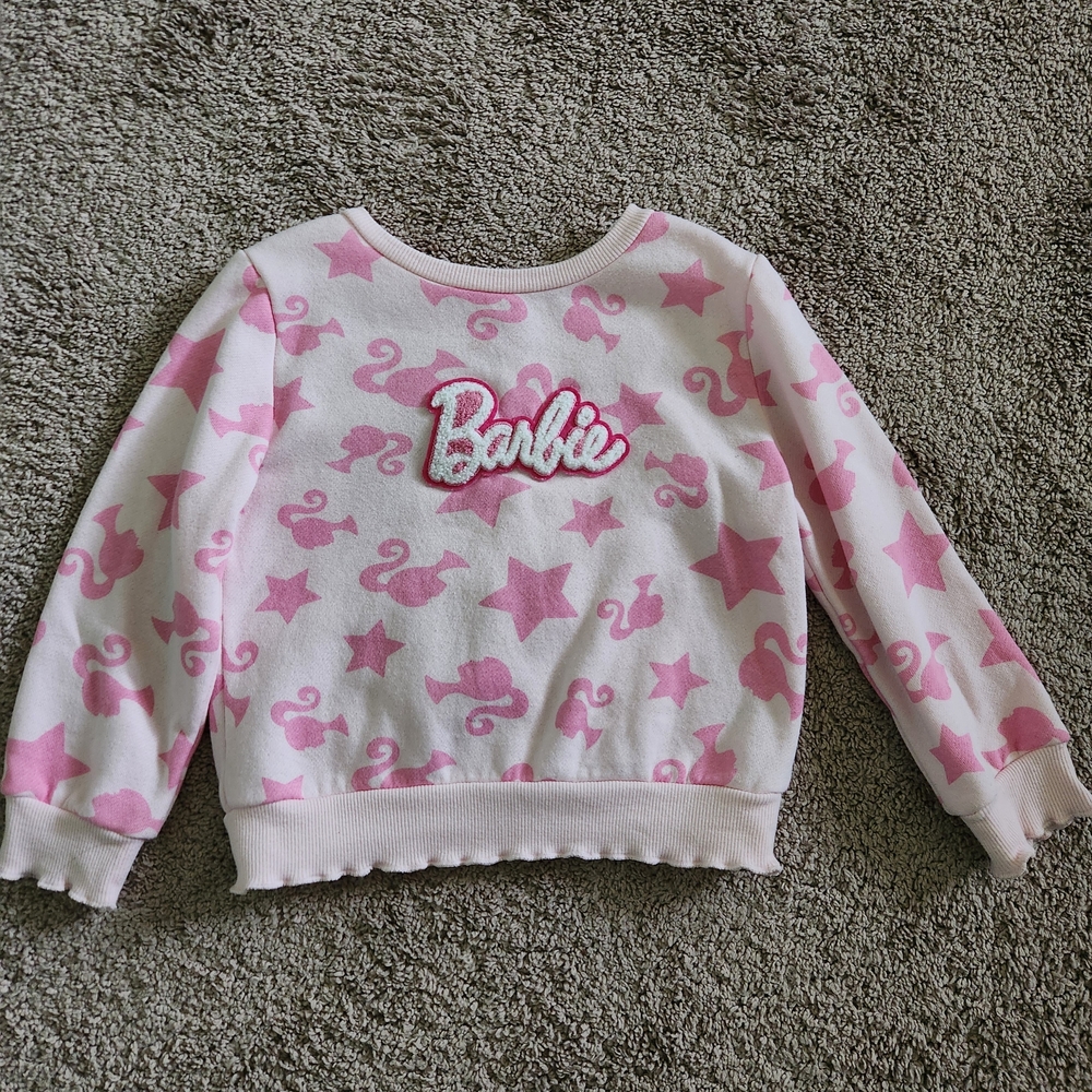 Barbie Pink Girls Sweater